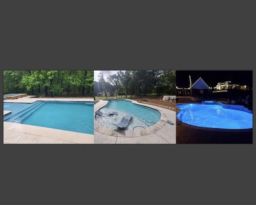 Custom pool project by Backyard Luxury Pool Designs