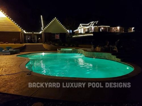 Custom pool project by Backyard Luxury Pool Designs