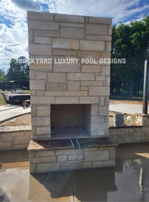 Custom pool project by Backyard Luxury Pool Designs