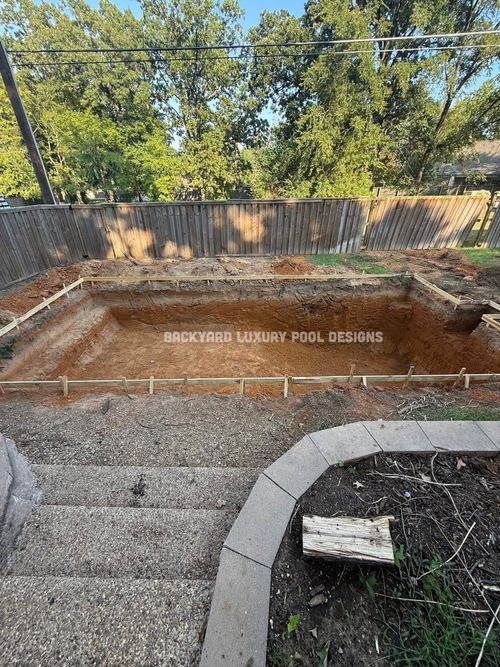 Custom pool project by Backyard Luxury Pool Designs