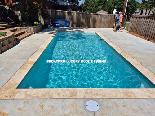Custom pool project by Backyard Luxury Pool Designs