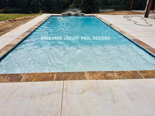 Custom pool project by Backyard Luxury Pool Designs