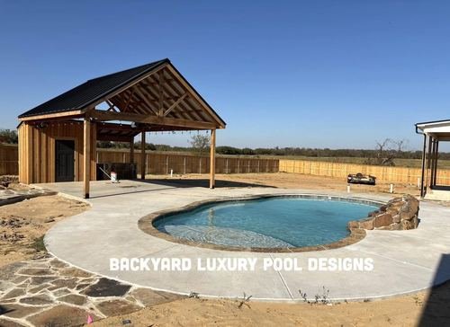 Custom pool project by Backyard Luxury Pool Designs