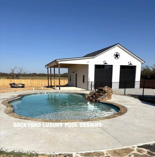 Custom pool project by Backyard Luxury Pool Designs