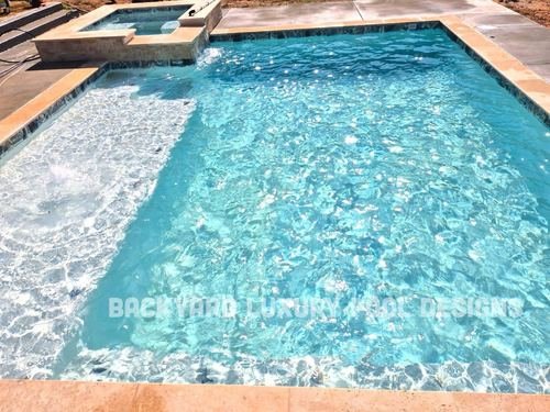 Custom pool project by Backyard Luxury Pool Designs