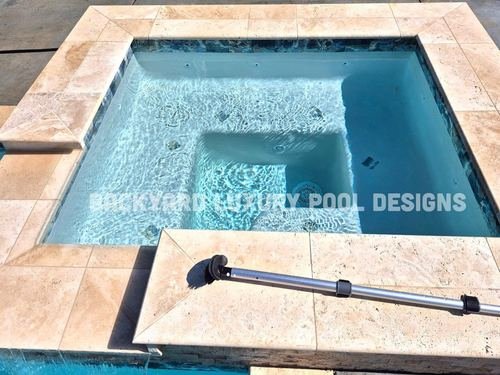 Custom pool project by Backyard Luxury Pool Designs