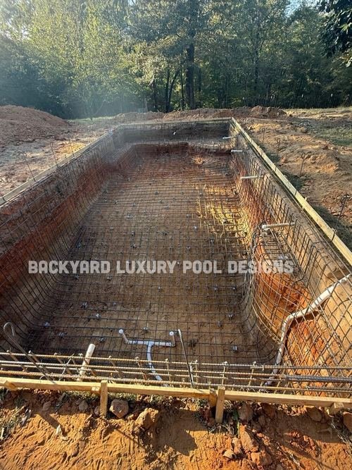 Custom pool project by Backyard Luxury Pool Designs