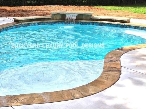 Custom pool project by Backyard Luxury Pool Designs