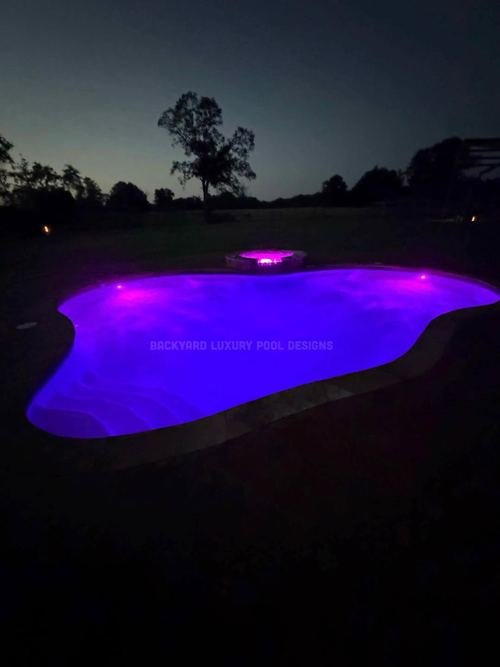 Custom pool project by Backyard Luxury Pool Designs